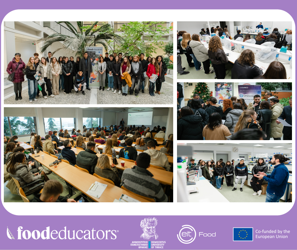 Αλεξανδρούπολη :ημέρα Καριέρας FoodEducators: Εξερευνώντας τις Επαγγελματικές Ευκαιρίες στον Αγροδιατροφικό Τομέα